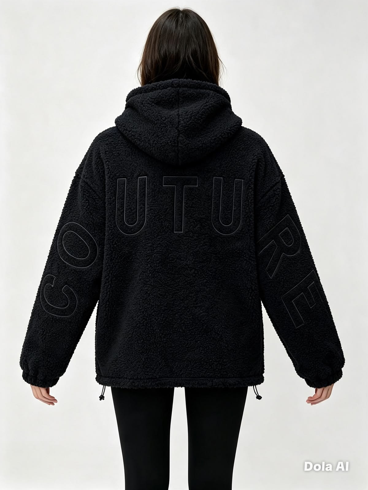 Black Couture fleece hoodie
