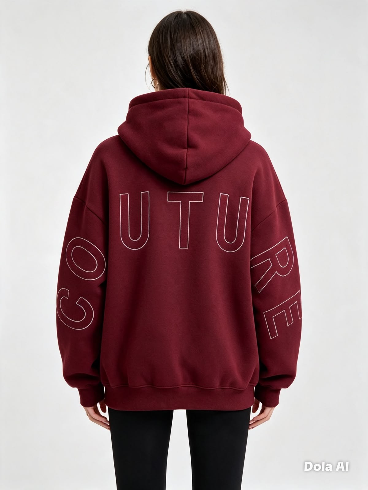 Maroon Couture hoodie