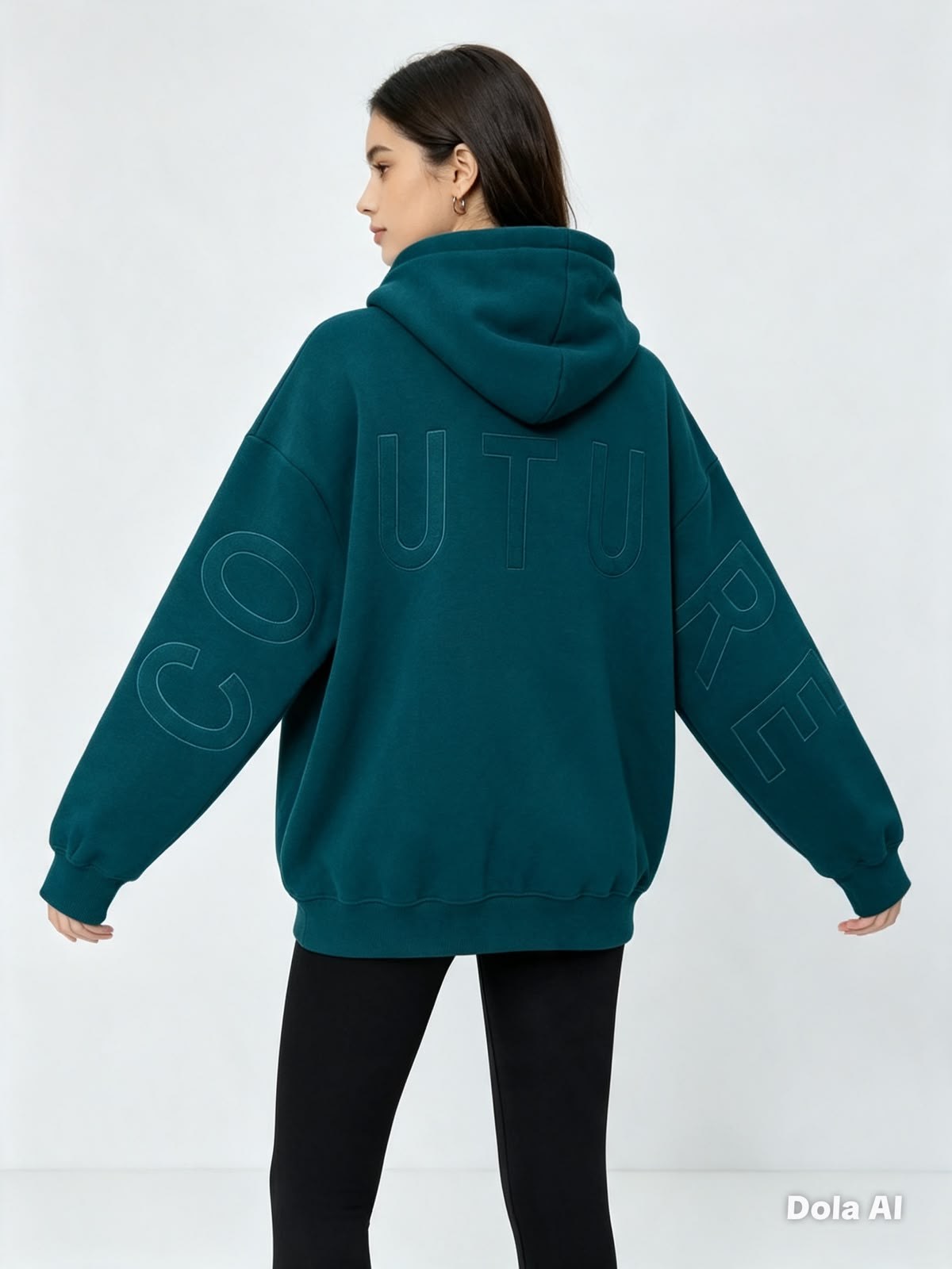 Teal Couture hoodie