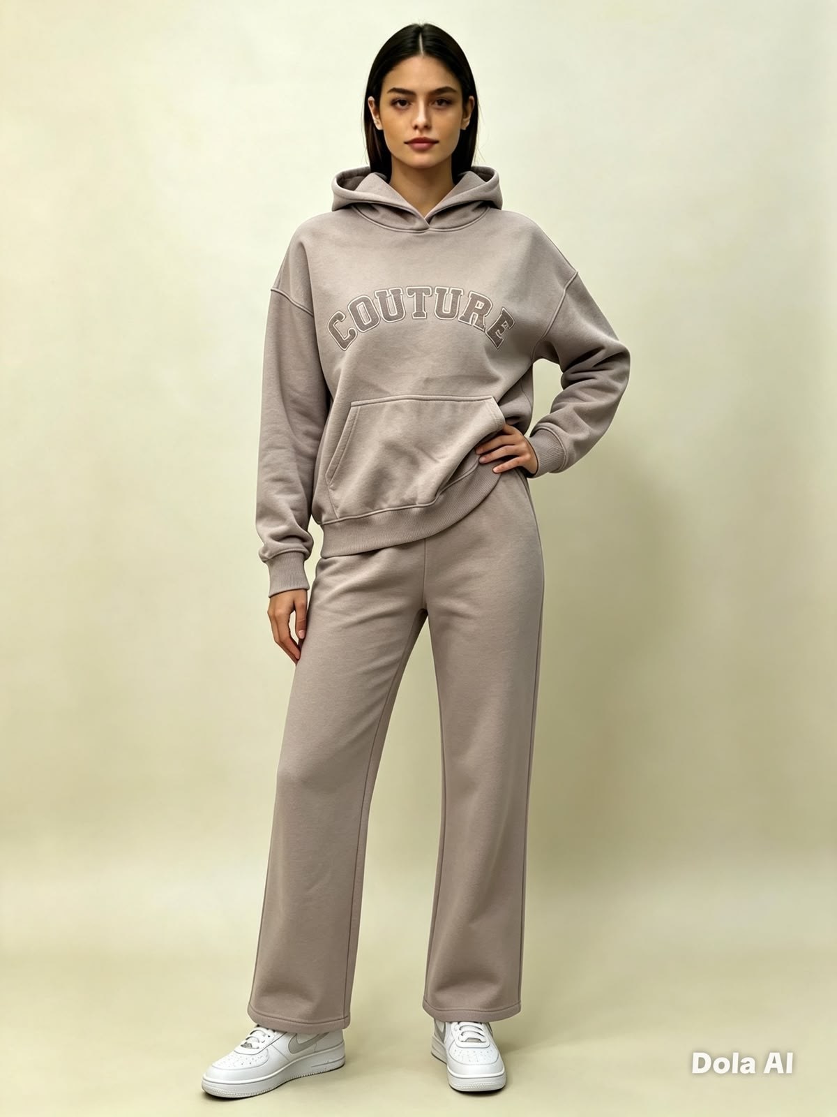Taupe Couture tracksuit