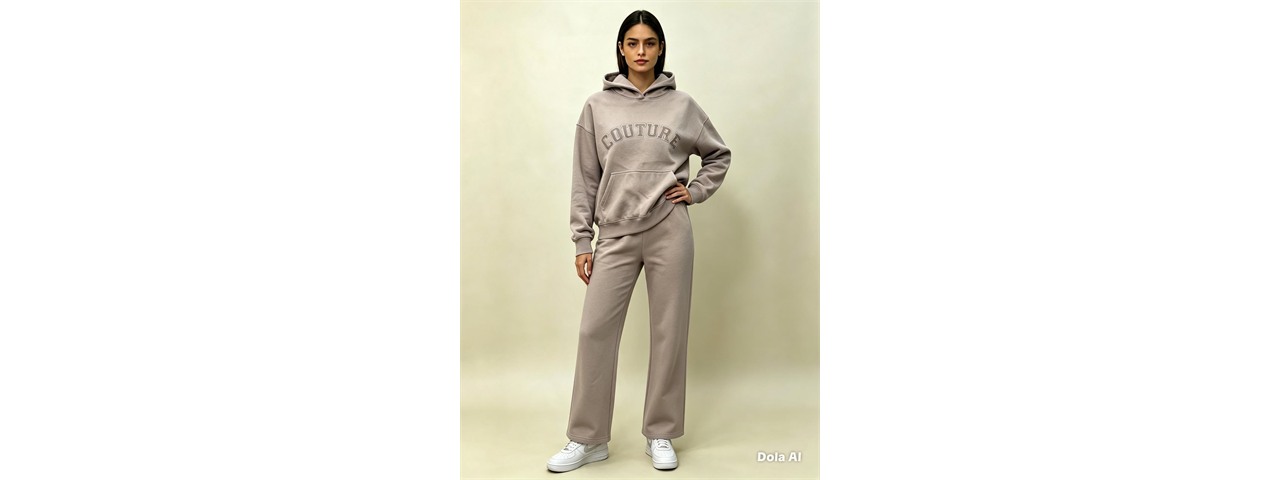B Couture taupe tracksuit